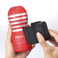 Вібронасадка Tenga CUP VIBRATOR, 7 режимів, 1 мастурбатори в комплекті — Переглянути зображення 3