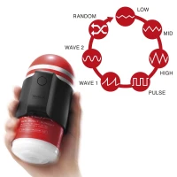 Вібронасадка Tenga CUP VIBRATOR, 7 режимів, 1 мастурбатори в комплекті — Переглянути зображення 2