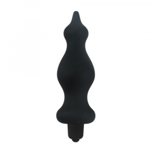 Анальна пробка з вібрацією Adrien Lastic Bullet Amuse Black, макс. діаметр 3,9 см