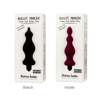 Анальная пробка с вибрацией Adrien Lastic Bullet Amuse Black, макс. диаметр 3,9см