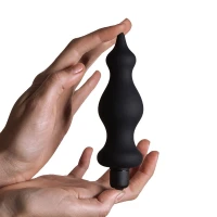 Анальна пробка з вібрацією Adrien Lastic Bullet Amuse Black, макс. діаметр 3,9 см — фото 4