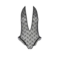 Боді монокіні з глибоким декольте Passion OTAVIA BODY L/XL, black — Переглянути зображення 4