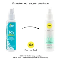 Антибактеріальний спрей для секс-іграшок pjur Toy Clean 100 мл, без спирту, делікатний — Переглянути зображення 3