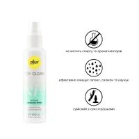 Антибактеріальний спрей для секс-іграшок pjur Toy Clean 100 мл, без спирту, делікатний — Переглянути зображення 2