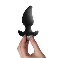 Анальний вібростимулятор Rocks Off Butt Quiver Black, стимуляція простати, макс. діаметр 4,3 см — Просмотреть изображение 4