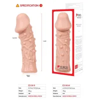 Насадка на член Kokos Extreme Sleeve ES.06 розмір M, потовщувальна, стимулювальний рельєф — Переглянути зображення 5