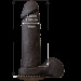 Фалоімітатор Doc Johnson The Realistic Cock 8 inch Black - ULTRASKYN, Vack-U-Lock, діаметр 5,1 см