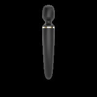 Вибромассажер Satisfyer Wand-er Woman (Black/Gold), водонепроницаемый, мощный, размер XXL