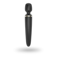 Вібромасажер Satisfyer Wand-er Woman (Black/Gold), водонепроникний, потужний, розмір XXL — Переглянути зображення 4