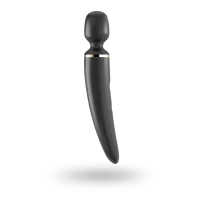 Вібромасажер Satisfyer Wand-er Woman (Black/Gold), водонепроникний, потужний, розмір XXL — Переглянути зображення 3