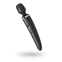 Вібромасажер Satisfyer Wand-er Woman (Black/Gold), водонепроникний, потужний, розмір XXL — Переглянути зображення 2
