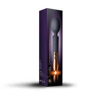 Вібромасажер Rocks Off Oriel Black, водонепроникний, гнучка головка, невеликий та потужний, LED-підс Вібромасажер Rocks Off Oriel Black, водонепроникний, гнучка головка, невеликий та потужний, LED-підс