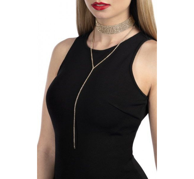 Кольє зі стразами Bijoux Pour Toi - Emma Gold