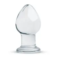 Скляна анальна пробка Gildo Glass Buttplug No. 26 — Переглянути зображення 1