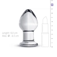 Скляна анальна пробка Gildo Glass Buttplug No. 26 — Переглянути зображення 3