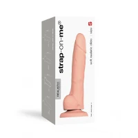 Реалістичний фалоімітатор Strap-On-Me SOFT REALISTIC DILDO Vanilla - Size S — Переглянути зображення 3