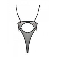 Эротическое боди с рисунком Passion LOVELIA BODY S/M, black