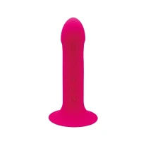 Двошаровий ділдо з вібрацією Adrien Lastic Hitsens 2 Pink, відмінно для страпона, макс діаметр 4 см, — Переглянути зображення 1