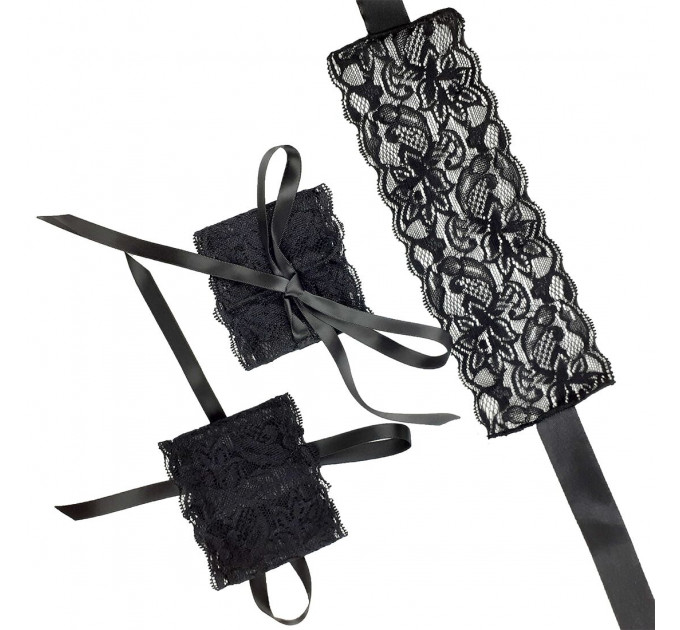 Еротичний набір пов’язка на очі та наручники Art of Sex: Blindfold and Handcuffs Aria