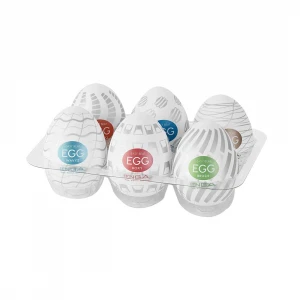 Набір мастурбаторів-яєць Tenga Egg New Standard Pack (6 яєць)