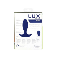 Анальна пробка з пульсацією Lux Active – Throb – 4.5&quot; Anal Pulsating Massager, пульт ДК — Просмотреть изображение 9