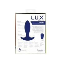 Анальна пробка з пульсацією Lux Active – Throb – 4.5&quot; Anal Pulsating Massager, пульт ДК — Переглянути зображення 16