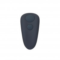 Анальная пробка с пульсацией Lux Active – Throb – 4.5" Anal Pulsating Massager, пульт ДУ