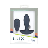 Анальна пробка з пульсацією Lux Active – Throb – 4.5&quot; Anal Pulsating Massager, пульт ДК — Просмотреть изображение 8