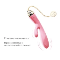 Смартвібратор-кролик Zalo — Rosalie Rouge Pink — Переглянути зображення 6