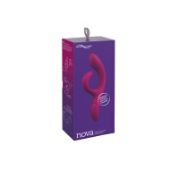 Смарт вибратор-кролик We-Vibe Nova Fuchsia, эргономичный, регулируемый угол наклона ствола — Просмотреть изображение 9