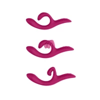 Смарт вібратор-кролик We-Vibe Nova Fuchsia, ергономічний, регульований кут нахилу стовбура — Переглянути зображення 3