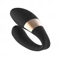 Вібратор для пар LELO Tiani Duo Black, 2 мотори, пульт ДК — Просмотреть изображение 5