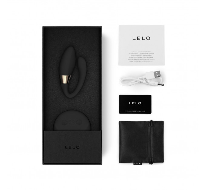Вібратор для пар LELO Tiani Duo Black, 2 мотори, пульт ДК