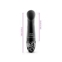 Вібратор для точки G з електростимуляцією Mystim Right on Ron Black Edition