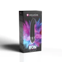 Вібратор для точки G з електростимуляцією Mystim Right on Ron Black Edition — Переглянути зображення 16