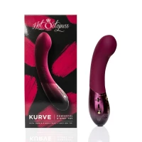 Вібратор для точки G Hot Octopuss KURVE, Treble and Bass Technology, 2 мотори, м’який кінчик — Переглянути зображення 9