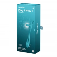 Мультивібратор Satisfyer Plug &amp; Play 1, для неї та для нього, 2 мотори — Переглянути зображення 8
