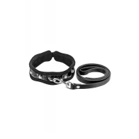 Повідець із нашийником Fetish Tentation Premium Patent Leather Choker &amp; Leash — Переглянути зображення 1