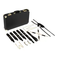 Набір для BDSM Bedroom Fantasies: Bondage Suitcase 13 Pcs - Cow Leather — Просмотреть изображение 2