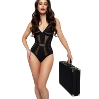 Набір для BDSM Bedroom Fantasies: Bondage Suitcase 13 Pcs - Cow Leather — Просмотреть изображение 8