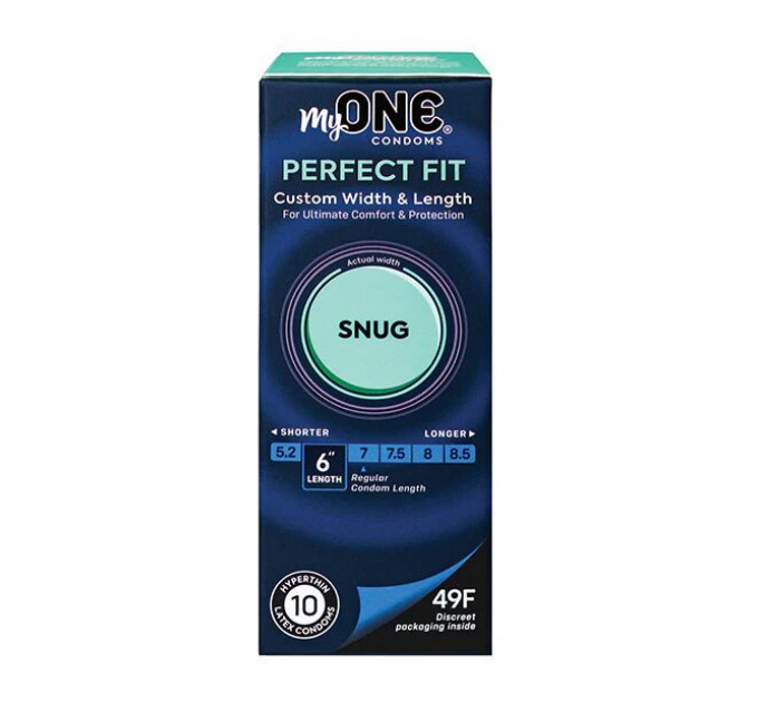 Презервативи MyONE Snug 10 шт, картонна коробка