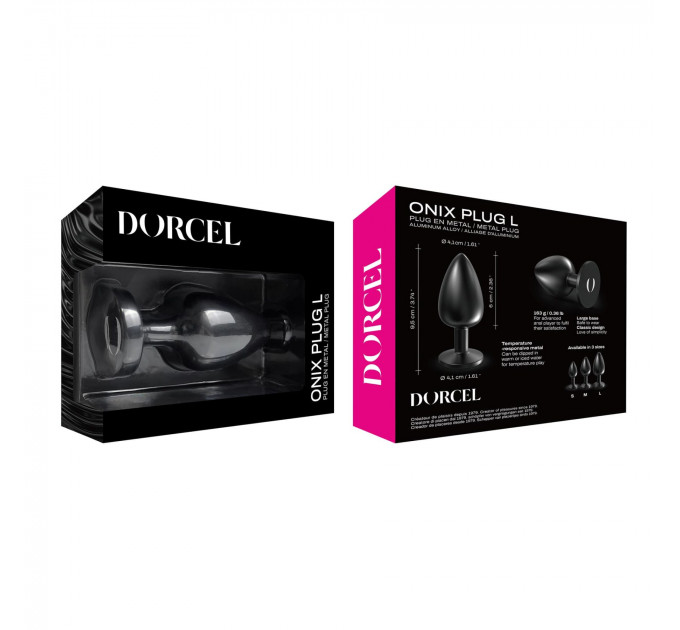 Анальна пробка Dorcel ONIX PLUG L