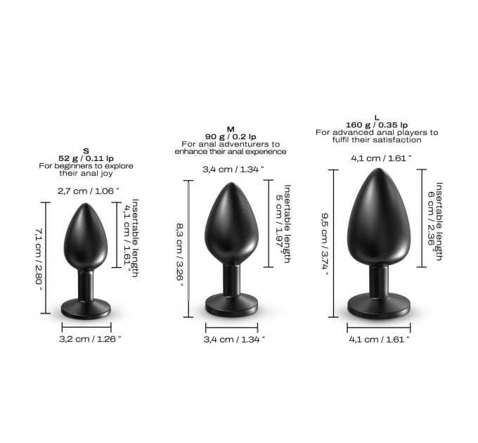 Анальна пробка Dorcel ONIX PLUG L