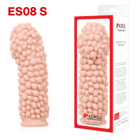 Насадка на член Kokos Extreme Sleeve ES.08 розмір S, потовщувальна, стимулювальний рельєф — Переглянути зображення 3