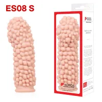 Насадка на член Kokos Extreme Sleeve ES.08 розмір S, потовщувальна, стимулювальний рельєф — Переглянути зображення 3