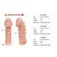 Насадка на член Kokos Cock Sleeve CS 008 M — Переглянути зображення 7