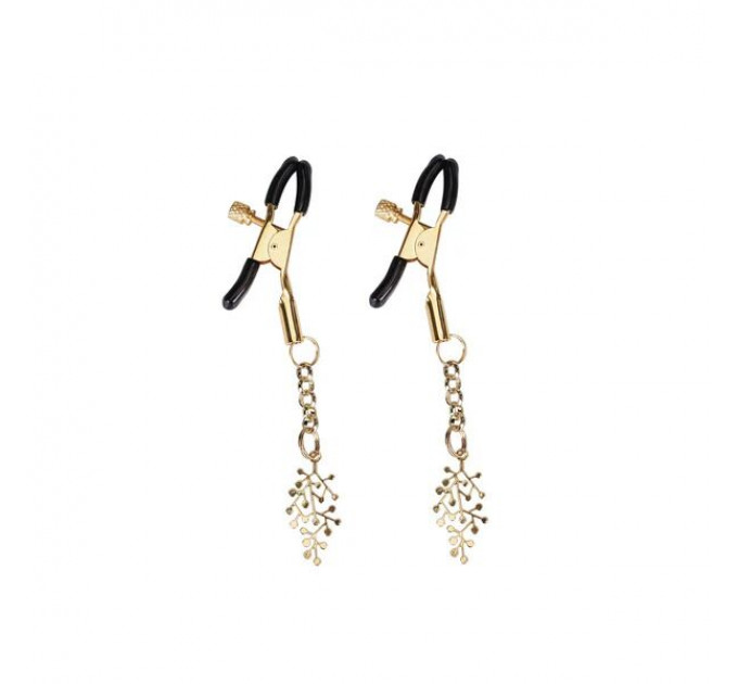 Затискачі для сосків Liebe Seele Rose Tree Nipple Clamps Gold
