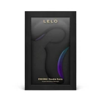 Кліторально-вагінальний звуковий стимулятор LELO Enigma Double Sonic Black — Переглянути зображення 5