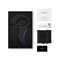 Кліторально-вагінальний звуковий стимулятор LELO Enigma Double Sonic Black — Переглянути зображення 3
