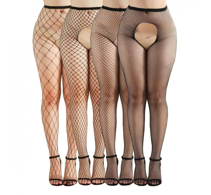 Комплект колготок JSY WW7040-open Black One Size (4 шт)